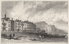 DEVON. The York Hotel, and Library, Sidmouth 1829 old antique print picture