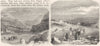 ISRAEL. Jerusalem. Mounts Ebal & Gerizim; Nain 1870 old antique print picture