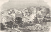 ISRAEL. Jerusalem. Nazareth 1870 old antique vintage print picture