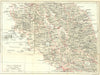 ITALY. Italia Centrale 1926 old vintage map plan chart