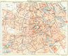 AUSTRIA. Vienne. Vienna 1914 old antique vintage map plan chart