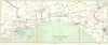 ITALY. La Spezia to Carrara Lucca & Pisa 1913 old antique map plan chart