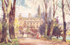 CAMBRIDGE. Colleges. Clare College bridge Ave 1907 old antique print picture