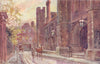 CAMBRIDGE. Colleges. Entry gateway, Queen's College 1907 old antique print