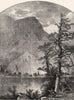 DELAWARE. Spur blue Mtns, water gap, Jersey c1880 old antique print picture