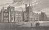 IRELAND. Belfast. Queen's College 1898 old antique vintage print picture