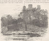 KENT. Rochester Castle Medway 1898 old antique vintage print picture
