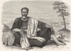SENEGAL. Senegambia. A Marabout 1880 old antique vintage print picture