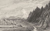 ICELAND. A Farm 1880 old antique vintage print picture