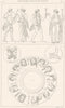 GREEK ROMAN GODS. Mars Venus, Mercury Vesta gentle(Gabii)Janus 1879 old print