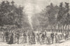 BOUCHES-DU-RHÔNE. Marseille. Le Prado 1880 old antique vintage print picture