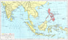 ASIA. Portuguese Colonial Dominions & Malay Archipelago, 1498-1580 1956 map