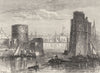 CHARENTE-MARITIME. Loire valley. Rochelle c1878 old antique print picture