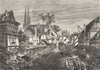 EURE-ET-LOIR. Chartres c1878 old antique vintage print picture