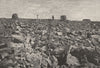 SCOTLAND. Summit of Ben Nevis, from a photograph c1886 old antique print
