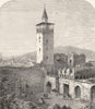 SYRIA. Babesh Sherky. The Eastern Gate of Damascus c1886 old antique print
