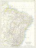 BRAZIL. East. Bahia Minas Gerais Pernambuco Maranhao Parahyba 1897 old map