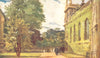 OXFORD. Trinity College 1903 old antique vintage print picture