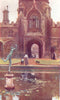 OXFORD. Christ Church College-Tom Quadrangle 1903 old antique print picture