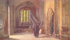 OXFORD. Entrance to the Divinity school 1903 old antique vintage print picture