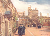 OXFORD. Jesus College 1903 old antique vintage print picture