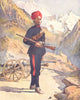INDIA. Mahratta Wars. Mountain guns Gunner Punjabi Musalman 1911 old print