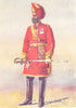 INDIA. Armies of Native States. Bharatpur Infantry; Commandant Jat 1911 print