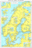 SCANDINAVIA. Svalbard White Sea Stockholm Sundsvall Hernosand Limfjord 1971 map
