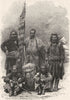 AFGHANISTAN. Mountaineers of the Western Himalayas c1880 old antique print