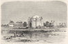 PAKISTAN. View of the English church, Lahore c1880 old antique print picture