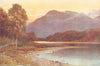 SCOTLAND. Fife. silver strand, Loch Katrine, Perthshire 1922 old antique print