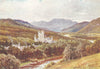 SCOTLAND. Balmoral, Aberdeenshire 1922 old antique vintage print picture