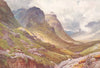 SCOTLAND. Glencoe, Argyllshire 1922 old antique vintage print picture
