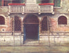 VENICE. A doorway, Venice, Italy 1920 old antique vintage print picture