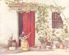 SPAIN. A Courtyard, Seville, Spain 1920 old antique vintage print picture