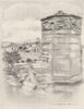 GREECE. Tower of the Winds, Athens 1920 old antique vintage print picture