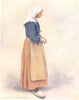 MANCHE BRITTANY BRETAGNE. Marie 1905 old antique vintage print picture