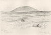 ISRAEL. Mount Tabor 1902 old antique vintage print picture