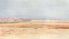 ISRAEL. The Western shore of the Dead sea 1902 old antique print picture