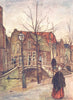 NETHERLANDS. South Holland. Vrouw Jutte land, Delft 1904 old antique print