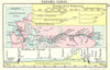 PANAMA. Panama Canal; Small map 1912 old antique vintage plan chart