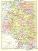 RUSSIA. Western Russia; Small map 1912 old antique vintage plan chart