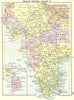 INDIA. Indian Empire-Plate II; Inset map of Sri Lanka; Small map 1912 old