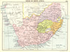 SOUTH AFRICA. Union of South Africa; Small map 1912 old antique plan chart
