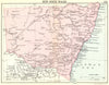 AUSTRALIA. New South Wales; Small map 1912 old antique vintage plan chart