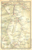SWITZERLAND. Great St Bernard 1930 old vintage map plan chart