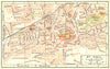 SWITZERLAND. St Gallen 1930 old vintage map plan chart