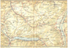 SWITZERLAND. The Toggenburg 1930 old vintage map plan chart