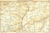 SWITZERLAND. Engelberg-Andermatt-Disentis 1930 old vintage map plan chart