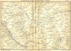 SWITZERLAND. Lukmanier and San Bernardino Passes 1930 old vintage map chart